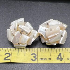 Vintage 1950’s Japan MOP earrings